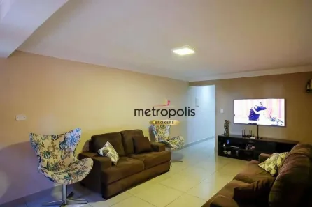 Sobrado com 3 Quartos à venda, 203m² no Jardim, Santo André