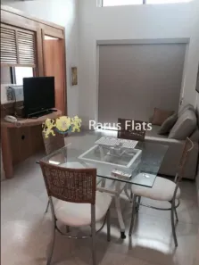 Flat com 1 Quarto para alugar, 45m² no Moema, São Paulo