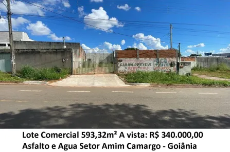 Lote/Terreno à venda, 593m² no Condomínio Amin Camargo, Goiânia