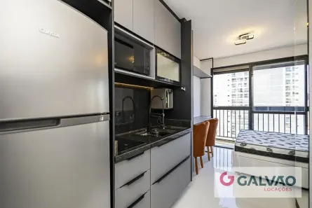 Apartamento com 1 Quarto para alugar, 19m² no Centro, Curitiba