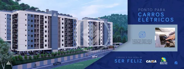 Apartamento com 2 Quartos à venda, 53m² no Quarteirão Ingelheim, Petrópolis