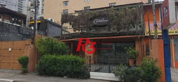 Imóvel Comercial para alugar, 238m² no Gonzaga, Santos