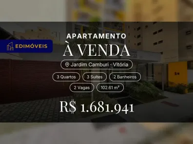 Apartamento com 3 Quartos à venda, 102m² no Jardim Camburi, Vitória