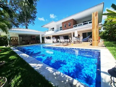 Casa de Condomínio com 4 Quartos à venda, 504m² no Busca Vida (Abrantes), Camaçari