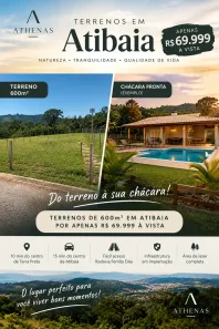Lote/Terreno à venda, 600m² no Centro, Bragança Paulista