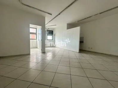 Sala Comercial para alugar, 57m² no Vila Mathias, Santos