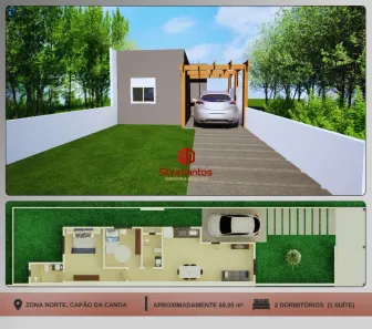 Casa com 2 Quartos à venda, 68m² no Capão da Canoa, Capão da Canoa