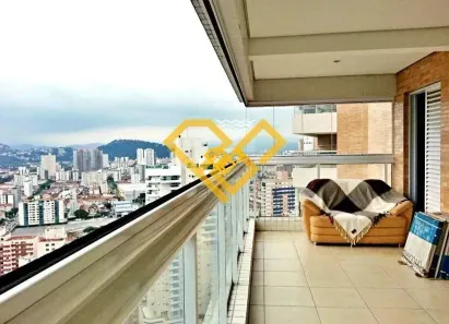 Apartamento com 2 Quartos à venda, 109m² no Gonzaga, Santos