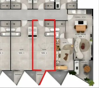Apartamento com 1 Quarto à venda, 26m² no Jatiúca, Maceió