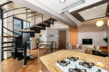 Apartamento com 1 Quarto para alugar, 90m² no Mercês, Curitiba