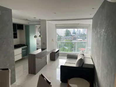 Apartamento com 1 Quarto para alugar, 49m² no Campo Belo, São Paulo