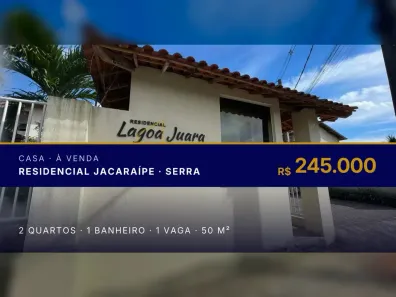 Casa com 2 Quartos à venda, 50m² no Residencial Jacaraípe, Serra