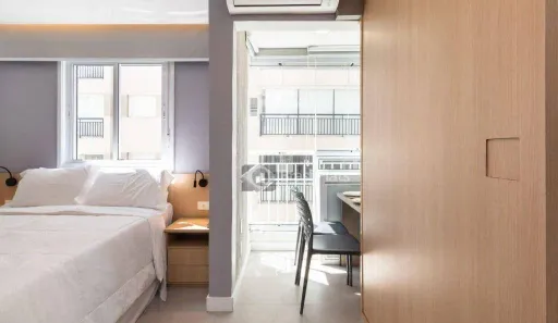 Apartamento com 1 Quarto para alugar, 20m² no Bela Vista, São Paulo