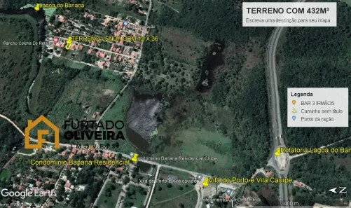 Lote/Terreno à venda, 432m² no Lagoa do Banana, Caucaia