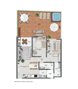 Apartamento com 2 Quartos à venda, 104m² no Abraão, Florianópolis