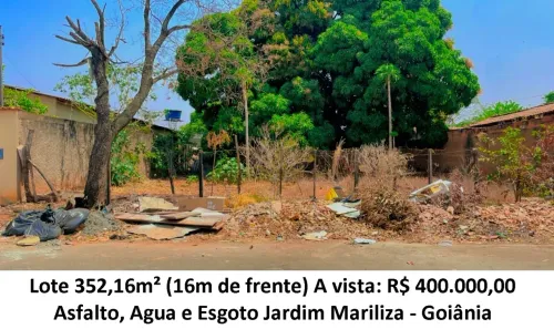 Lote/Terreno à venda, 352m² no Jardim Mariliza, Goiânia