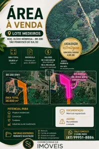 à venda, 35266m² no Rocio Grande, São Francisco do Sul