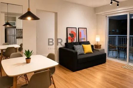 Apartamento com 1 Quarto para alugar, 50m² no Cidade Monções, São Paulo
