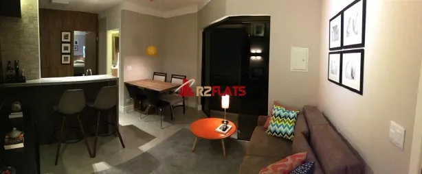 Flat com 1 Quarto para alugar, 42m² no Indianópolis, São Paulo
