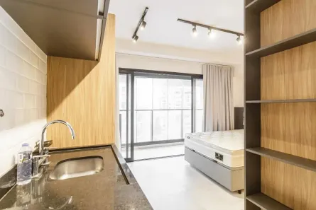 Kitnet com 1 Quarto à venda, 30m² no Indianópolis, São Paulo