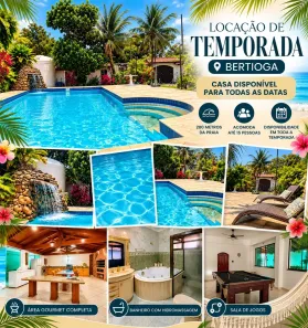 Casa com 7 Quartos para alugar, 546m² no Indaiá, Bertioga
