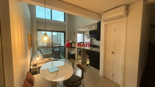 Flat com 1 Quarto para alugar, 50m² no Moema, São Paulo