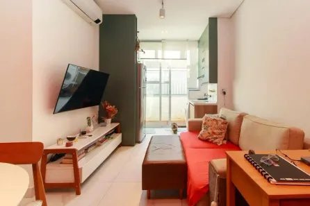 Apartamento com 2 Quartos para alugar, 54m² no Jardim Caravelas, São Paulo