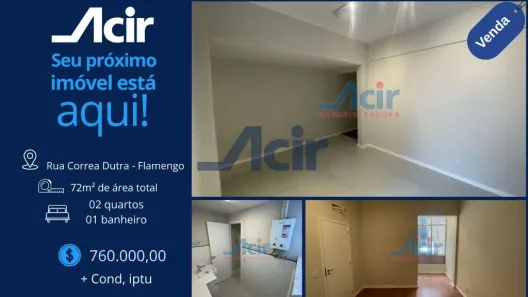 Apartamento com 2 Quartos à venda, 72m² no Flamengo, Rio de Janeiro