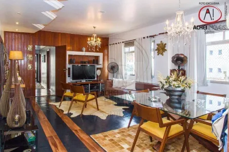 Apartamento com 4 Quartos para venda ou aluguel, 150m² no Boqueirão, Santos