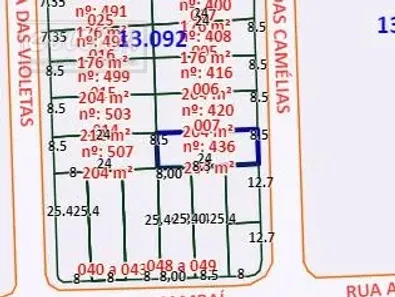 Lote/Terreno à venda, 204m² no Vila Helena, Santo André