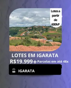 Lote/Terreno à venda, 600m² no Centro, Igaratá