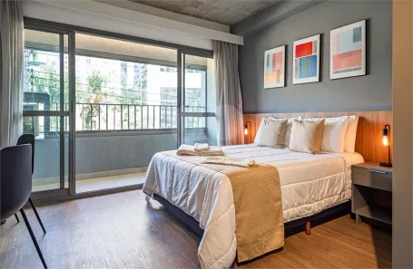 Apartamento com 1 Quarto à venda, 26m² no Indianópolis, São Paulo