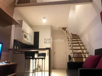 Flat com 1 Quarto para alugar, 40m² no Cidade Monções, São Paulo