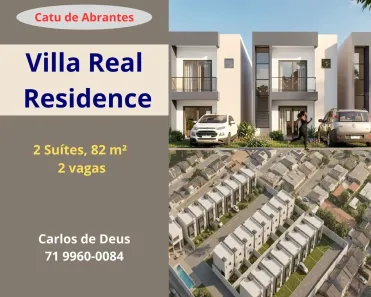 Casa de Condomínio com 2 Quartos à venda, 82m² no Catu de Abrantes (Abrantes), Camaçari