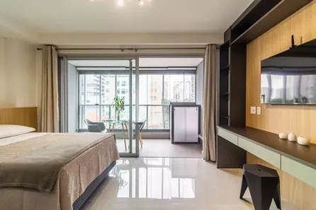 Kitnet com 1 Quarto à venda, 33m² no Jardim Paulistano, São Paulo