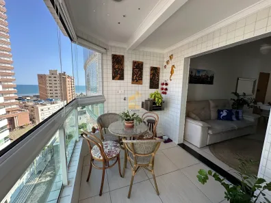 Apartamento com 2 Quartos para alugar, 73m² no Caiçara, Praia Grande