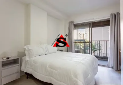 Apartamento com 1 Quarto para alugar, 31m² no Santo Amaro, São Paulo