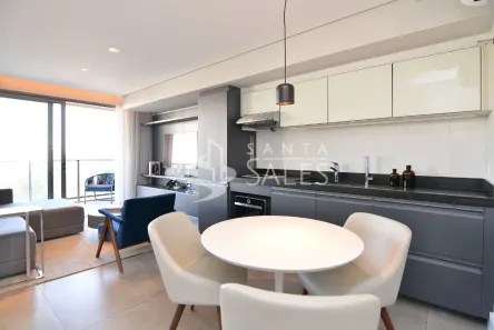 Apartamento com 1 Quarto para alugar, 63m² no Pinheiros, São Paulo