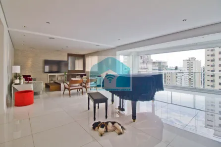 Apartamento com 4 Quartos para venda ou aluguel, 442m² no Campo Belo, São Paulo