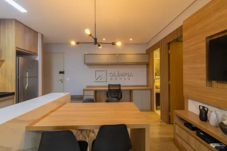 Apartamento com 1 Quarto para alugar, 52m² no Vila Olímpia, São Paulo