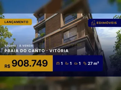 Apartamento com 1 Quarto à venda, 27m² no Praia do Canto, Vitória