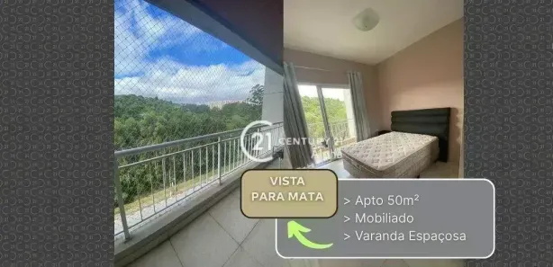 Apartamento com 1 Quarto à venda, 50m² no Tamboré, Santana de Parnaíba