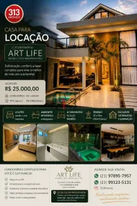 Casa com 4 Quartos para alugar, 260m² no Recreio dos Bandeirantes, Rio de Janeiro