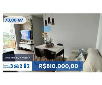 Apartamento com 3 Quartos à venda, 70m² no Continental, Osasco