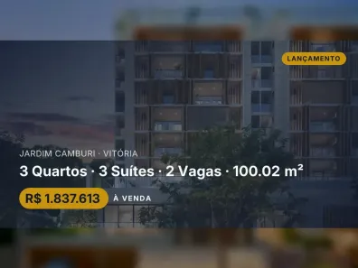 Apartamento com 3 Quartos à venda, 100m² no Jardim Camburi, Vitória