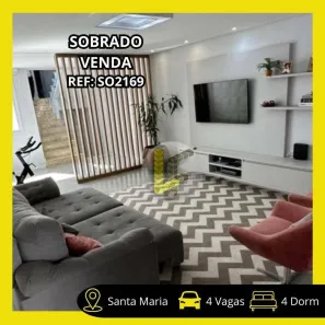Sobrado com 4 Quartos à venda, 216m² no Santa Maria, São Caetano do Sul