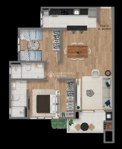 Apartamento com 2 Quartos à venda, 84m² no Concórdia, Ivoti