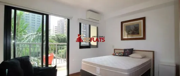Apartamento com 1 Quarto para alugar, 26m² no Indianópolis, São Paulo