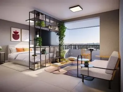 Apartamento com 1 Quarto à venda, 45m² no Santo Amaro, São Paulo