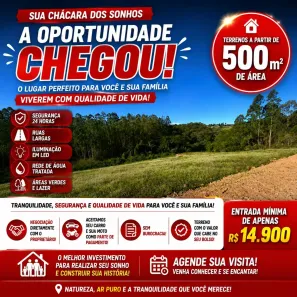 Lote/Terreno à venda, 500m² no Parque Mirante da Mata, Cotia